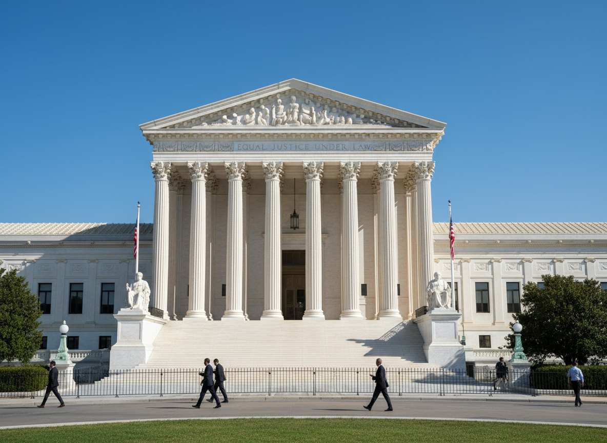 The U.S. Supreme Court building in Washington D.C.
